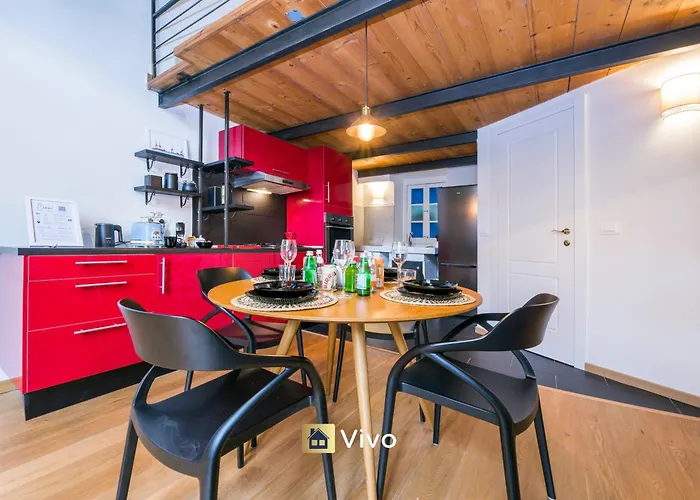 דירה Vivo - Aquarium 3', 2br, Ac, Wifi, Center ג'נובה